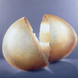Huevo agrietado de la Edad de Bronce